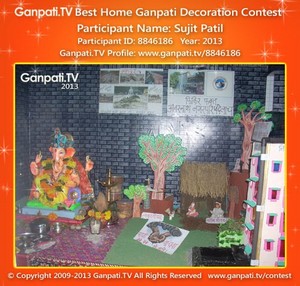 Sujit Patil Home Ganpati Picture