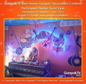 Sunil Vyas Home Ganpati Picture