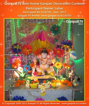 Tejaswini Punaji Home Ganpati Picture
