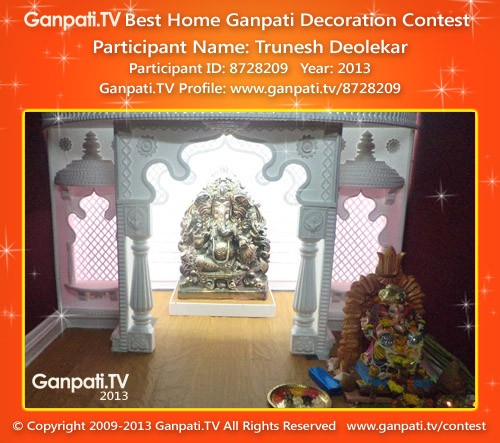 Trunesh Deolekar Ganpati Decoration