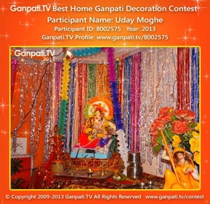 Uday Moghe Home Ganpati Picture