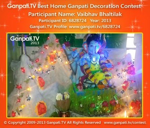 Vaibhav Bhaltilak Home Ganpati Picture