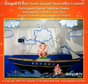 Vaibhav Shelar Home Ganpati Picture