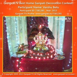 Varshu Betu Home Ganpati Picture