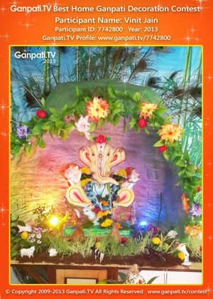 Vinit Jain Home Ganpati Picture