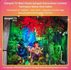 Amit Gadve Ganpati Decoration