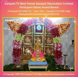 Anand Bansal Home Ganpati Picture
