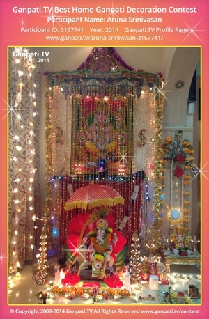 Aruna Srinivasan Home Ganpati Picture