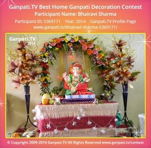 Bhairavi Sharma Home Ganpati Picture