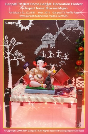 Bhavana Magoo Home Ganpati Picture