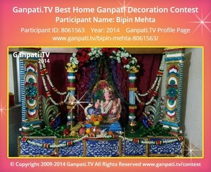 Bipin Mehta Home Ganpati Picture