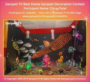 Chirag Patel Home Ganpati Picture