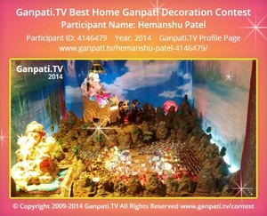 Hemanshu Patel Home Ganpati Picture