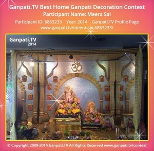 Meera Sai Home Ganpati Picture