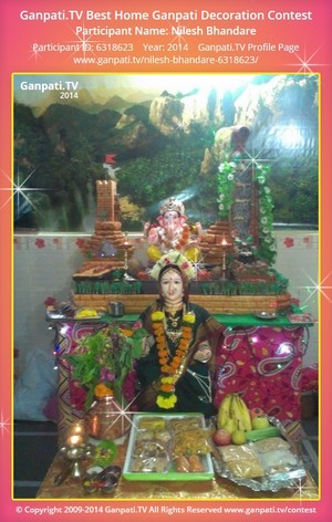 Nilesh Bhandare Home Ganpati Picture