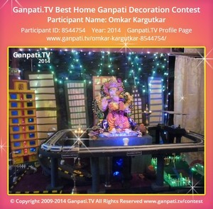 Omkar Kargutkar Home Ganpati Picture