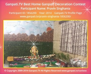 Pravin Singhania Home Ganpati Picture