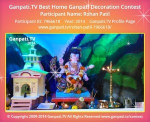 Rohan Patil Home Ganpati Picture