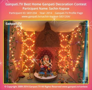 Sachin Kapase Ganpati Decoration