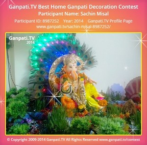 Sachin Misal Home Ganpati Picture