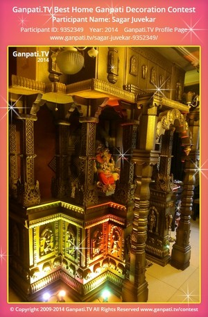 Sagar Juvekar Home Ganpati Picture