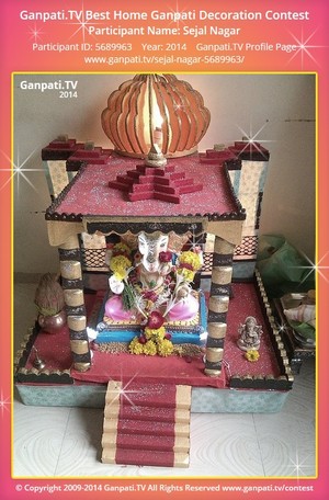 Sejal Nagar Home Ganpati Picture