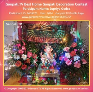 Supriya Godse Home Ganpati Picture