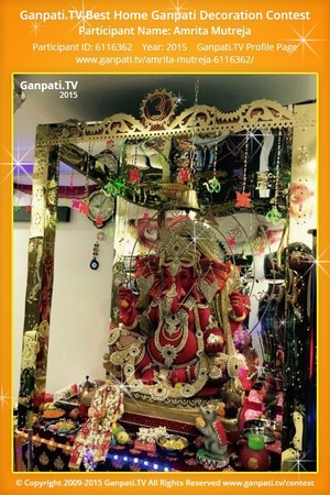 Amrita Mutreja Home Ganpati Picture