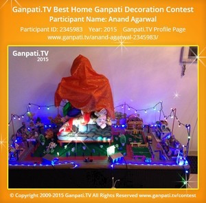 Anand Agarwal Home Ganpati Picture