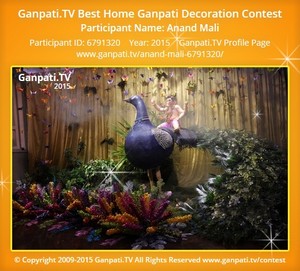 Anand Mali Home Ganpati Picture