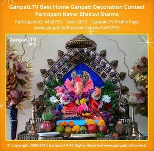 Bhairavi Sharma Home Ganpati Picture