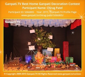 Chirag Patel Home Ganpati Picture