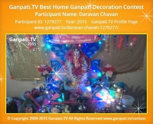 Daravan Chavan Home Ganpati Picture