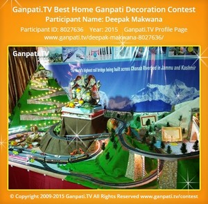 Deepak Makwana Home Ganpati Picture