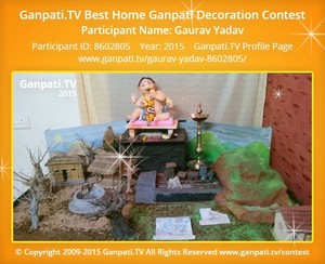 Gaurav Yadav Home Ganpati Picture