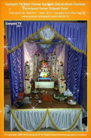 Kalpesh Patel Home Ganpati Picture