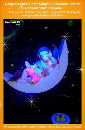 Krish Joshi Home Ganpati Picture