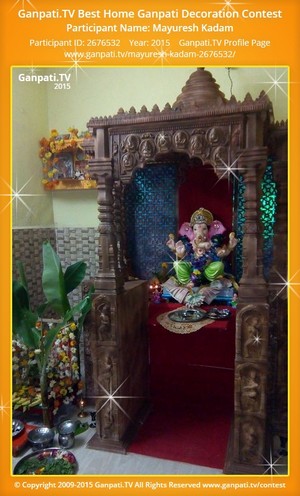 Mayuresh Kadam Ganpati Decoration