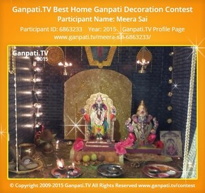 Meera Sai Home Ganpati Picture