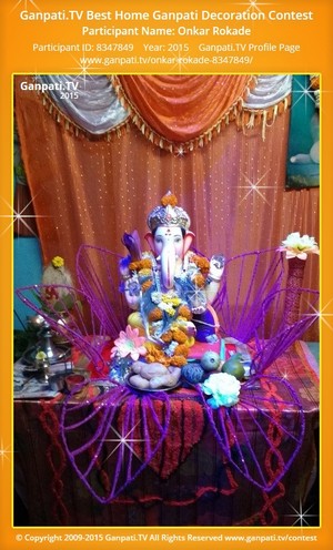 Onkar Rokade Home Ganpati Picture
