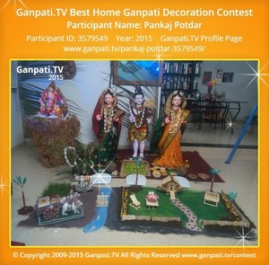 Pankaj Potdar Home Ganpati Picture