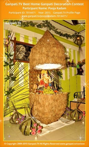 Pooja Kadam Home Ganpati Picture