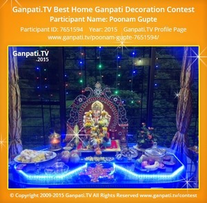 Poonam Gupte Home Ganpati Picture
