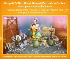 Rahul Kanse Home Ganpati Picture