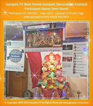 Remi Nandi Home Ganpati Picture