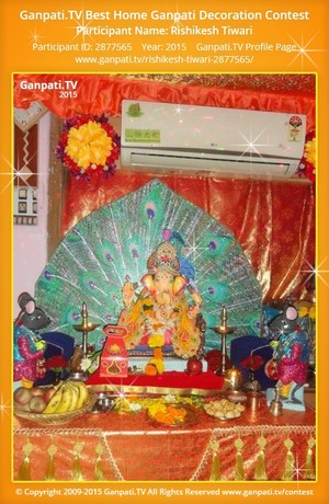 Rishikesh Tiwari Home Ganpati Picture