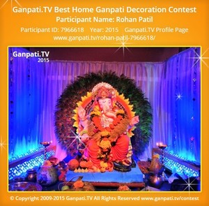 Rohan Patil Home Ganpati Picture