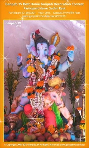 Sachin Raut Home Ganpati Picture