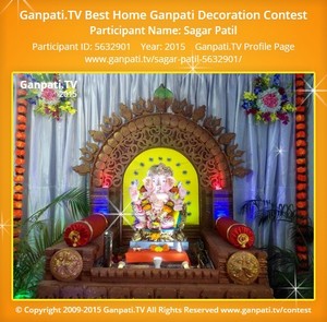 Sagar Patil Home Ganpati Picture