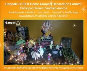 Sandeep Anecha Home Ganpati Picture